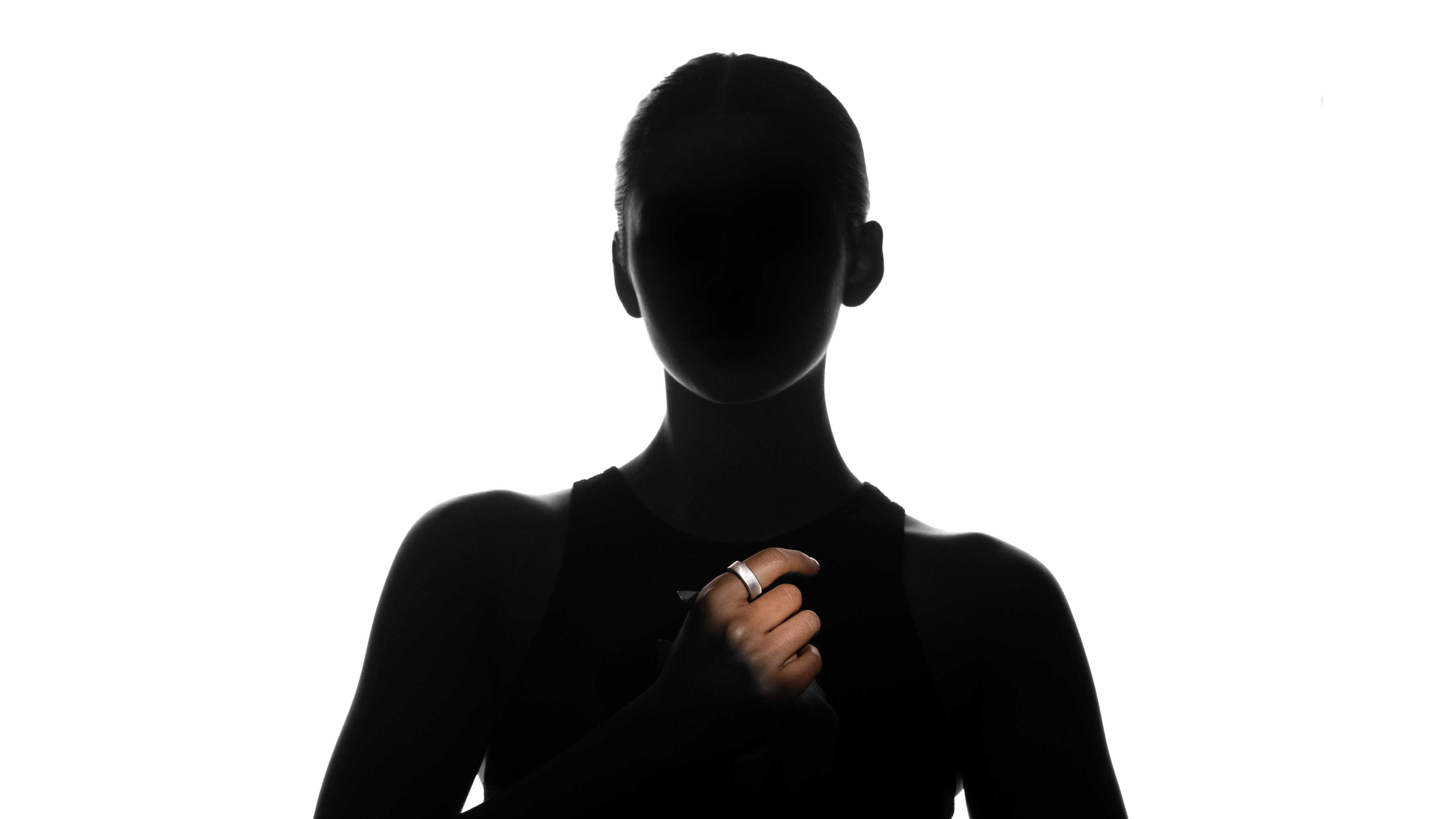 Person using fitness tracker